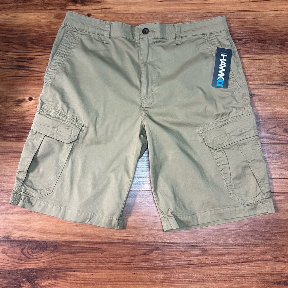 Tony Hawk Men's Khaki Cargo Shorts